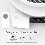 Vornado 6303DC Energy Smart Medium Air Circulator Fan with Variable Speed Control, White