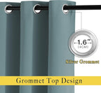 NICETOWN Bedroom Blackout Curtains Panels - Image 3