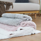 Ghouse Ultra Soft Faux Rabbit Fur Rug 4x6, Machine Washable Area Rugs - Image 7