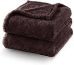 Exclusivo Mezcla Plush Fuzzy Fleece Bed Blanket King Size, Super Soft, Fluffy - Image 4