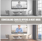 Silicone Wall Wire Hider, Side Open Wire Covers for Cords on Wall, 10FT Self-Adhesive Flexible Cord Hider for Mounted TV, Home Office, Cavity 0.63" W x 0.31" H