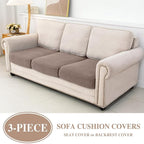 Couch Cushion Covers Seat Cushion Cover Stretch Couch Cover Separate Sectional - Image 2
