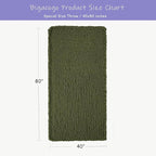 Bigacogo Chunky Knit Throw Blanket - Image 2