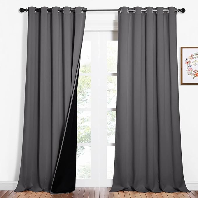 NICETOWN Total Shade Curtains and Draperies, Heavy-Duty Full Light Shading by NICETOWN