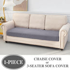 Couch Cushion Cover Chaise Lounge Cover Washable Separate Seat Chaise Couch - Image 3