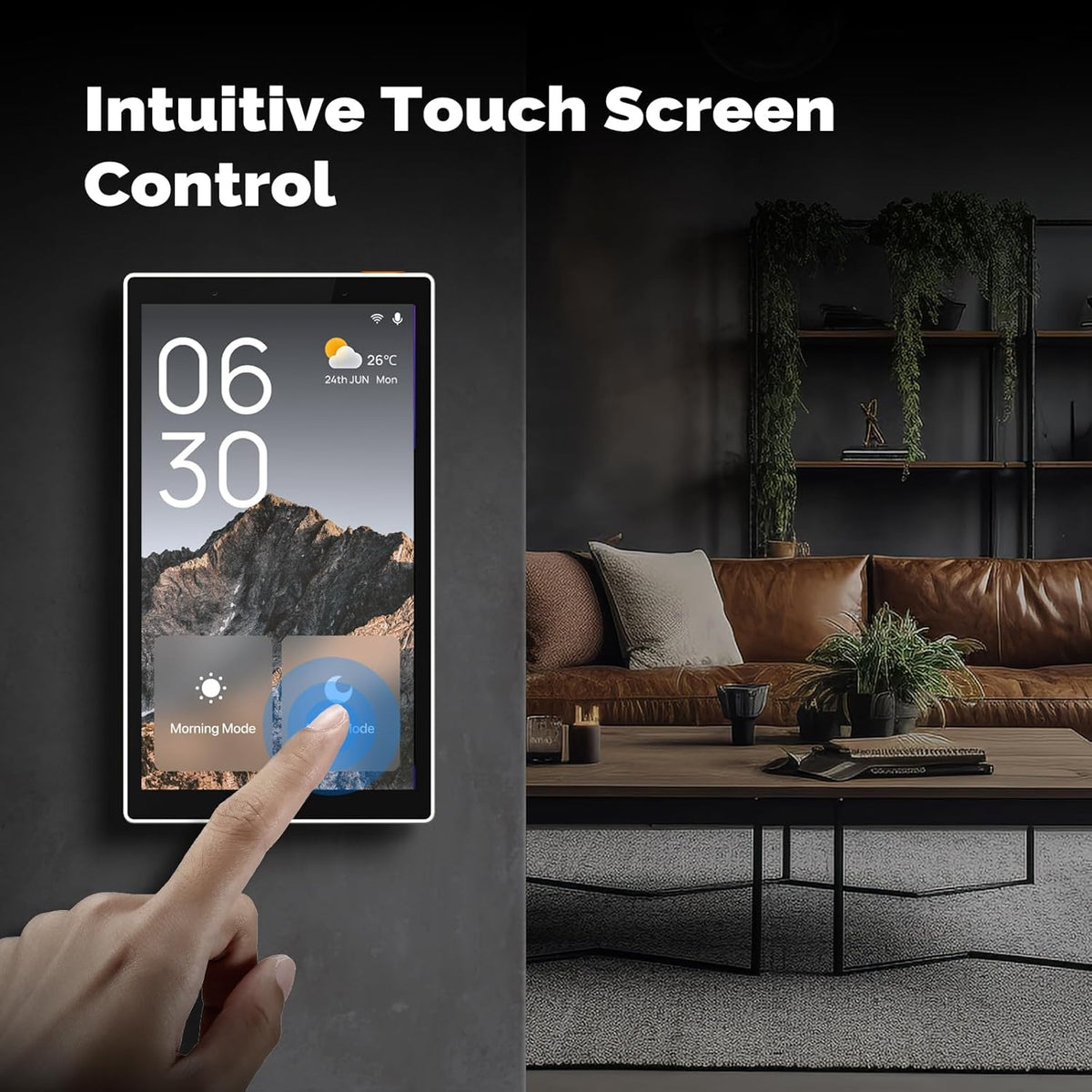 MOES Smart Home Control Panel with Alexa Built-in, Zigbee Hub
