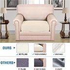 H.VERSAILTEX Super Stretch Individual Seat Cushion Covers Sofa Covers Couch - Image 2