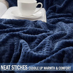 Exclusivo Mezcla Fleece Throw Blanket Extra Large, Super Soft and Warm Blankets - Image 5