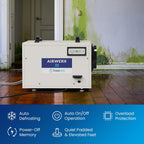BaseAire 113 Pints Crawlspace Dehumidifier with Drain Hose for 1200 Sq Ft