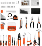 328-Piece Home Tool Kit with Detachable Drawer Storage Case