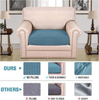 H.VERSAILTEX Super Stretch Individual Seat Cushion Covers Sofa Covers Couch - Image 2