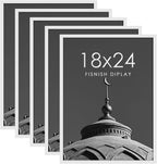 8.5x11 Picture Frame 5 Pack, Black Certificate Document Frames