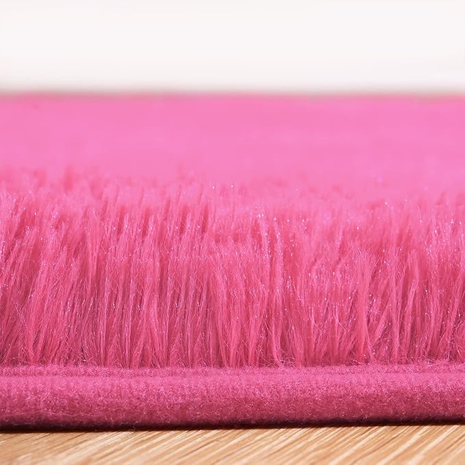 Amearea Shag Fluffy Area Rug for Bedroom Girls Living Room, Extra Soft and - Image 8