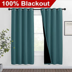 NICETOWN Full Shade Curtain Panels, Pair of Energy Smart & Noise Blocking Out - Image 2