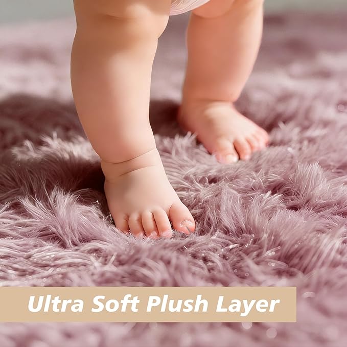 yulidayang Fluffy Round Area Rugs - Image 3