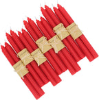 Premium Quality Beeswax Candles - 14 pack in 7 Colors - Hand-Rolled, Unscented, Dripless & Smokeless Taper Candles for Seasonal, Wedding, Home Decor & Dinner
