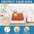 Smiry Printed Couch Cushion Covers, Stretch Soft Couch Covers - Image 7