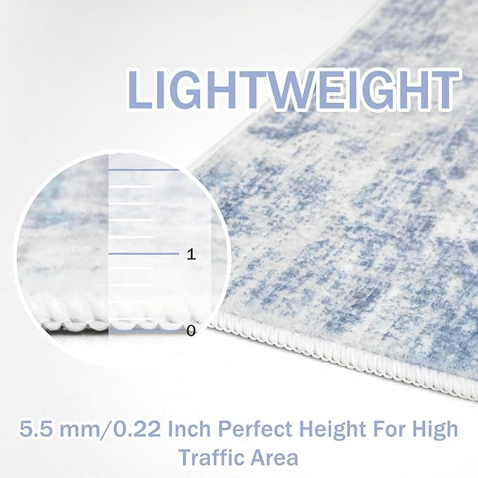 IOHOUZE Abstract Runner Rug 3x18 Ft Washable Runners - Image 5