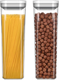 MR.SIGA 2 Pack Airtight Food Storage Container Set for Pantry Organization