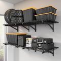 4 Pack Wall Mounted Garage Shelving, 2x3ft, 1400lbs Integrated Grid