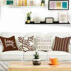 YCOLL Pillow Covers 18x18 Set of 4, Modern Sofa Throw Pillow Cover Decorative - Image 2