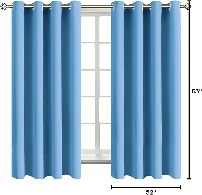 BGment Room Darkening Curtains 63 Inches Long - Image 9
