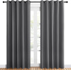 NICETOWN Bedroom Curtains Blackout Drapery Panels, Three Pass Microfiber - Image 2