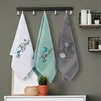 Decorative Hand Towels for Bathroom, Blessed Embroidered 3 Pack