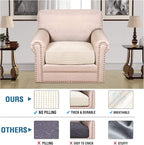 H.VERSAILTEX High Stretch Individual Seat Cushion Covers Sofa Slipcovers Couch - Image 2