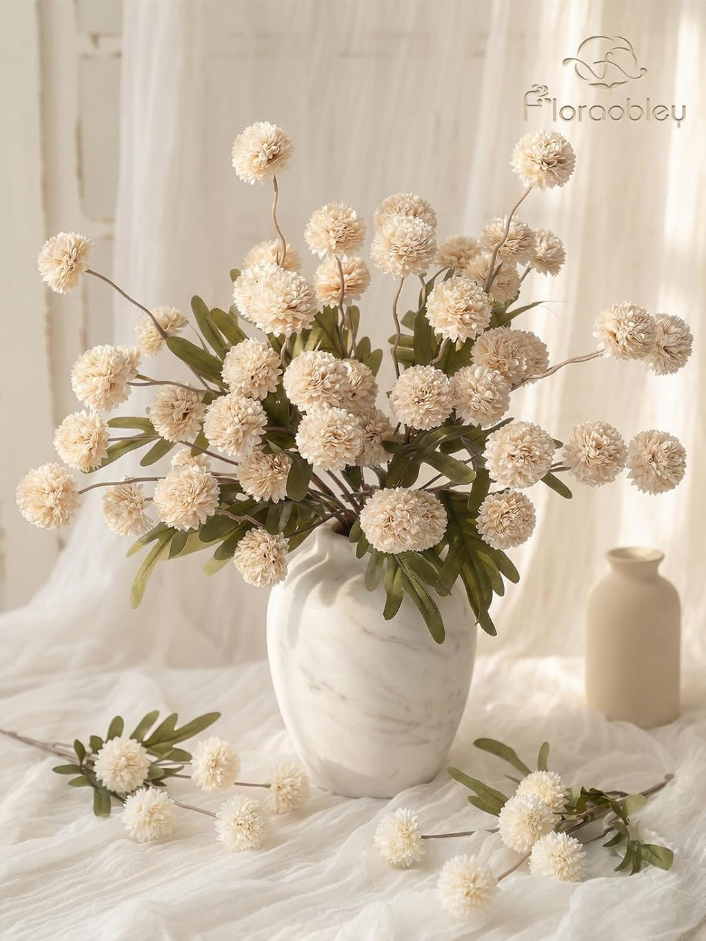 9 Pcs Fake Flowers Mini Artificial Chrysanthemum Mums Stems
