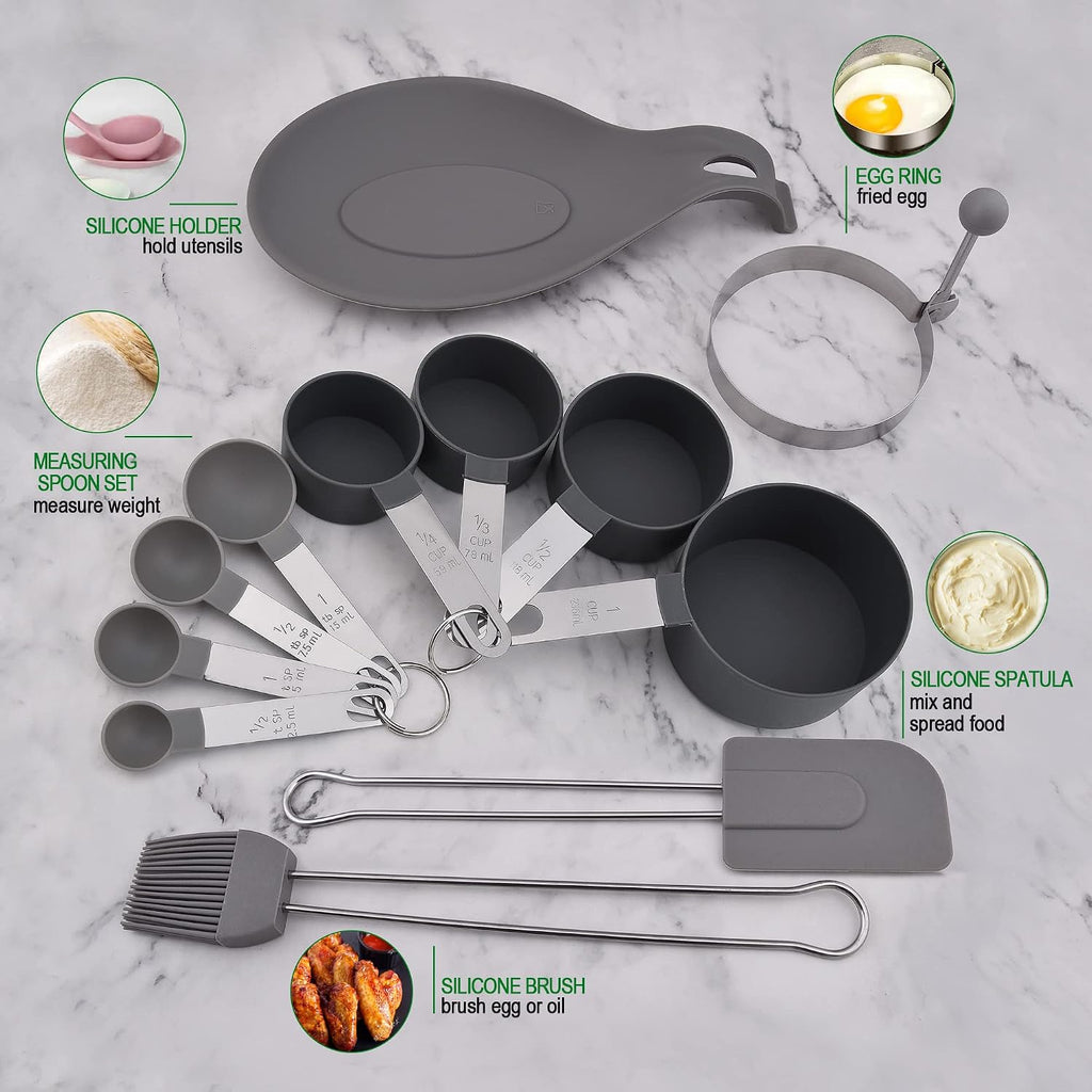 28 pcs Stainless Steel Kitchen Utensil Set