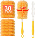 30 Count Duster Refill for Swiffer Duster with 1 Handle, Yellow