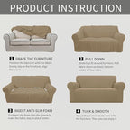 Easy-Going Stretch Oversized Loveseat Slipcover 1-Piece Sofa Cover Furniture - Image 6