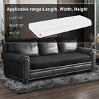 Leather Look Couch Cushion Covers Sofa Seat Slipcovers Sets Couches Furniture - Image 3