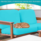 12 Pcs Stretch Patio Cushion Covers, Outdoor Couch Covers Replacement, Outdoor - Image 6