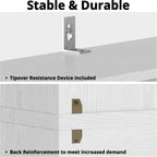 IRONCK Bookshelves and Bookcases Floor Standing 6 Tier Display Storage Shelves 70in Tall Bookcase for Home Office, Living Room, Bed Room