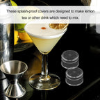 DOITOOL 10pcs Cocktail Shaker Lids - Plastic Shaker Cap Replacement, Beverage Mixing Covers Caps for Bubble Tea, Juice