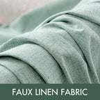 MIULEE Linen Texture 90 Inches Curtains - Image 5