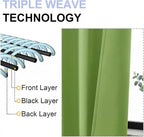 Simplebrand Ava Lime Short Blackout Curtains - Image 5