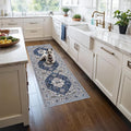 2x5 Washable Hallway Runner Rug: Indoor Farmhouse Entryway Kitchen Rugs by HYHAOYUNLAI
