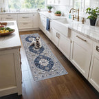 2x5 Washable Hallway Runner Rug: Indoor Farmhouse Entryway Kitchen Rugs by HYHAOYUNLAI