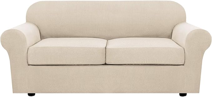 H.VERSAILTEX 3 Piece Stretch Sofa Covers by HVERSAILTEX