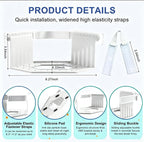 Bed Sheet Corner Holders with Snap‑Lock & Elastic, Fits Various Mattresses