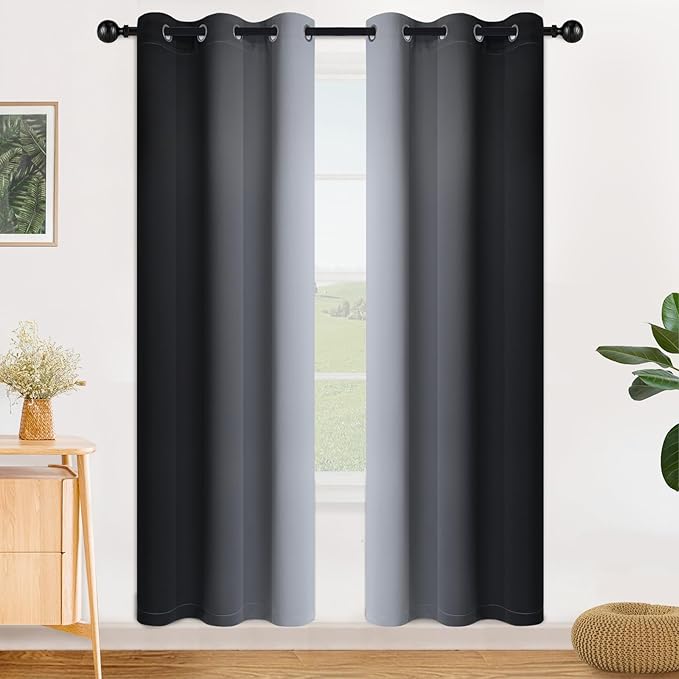 SimpleHome Ombre Room Darkening Curtains by SimpleHome
