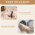 SERISSA Area Rug 3x5 Boho Peach Cream Rugs - Image 2
