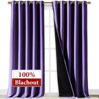 NICETOWN 100% Blackout Blinds, Laundry Room Decor Window Treatment Curtains - Image 2