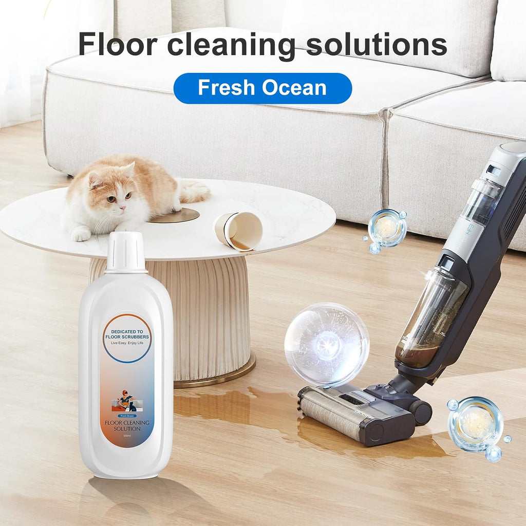 Nukisa 35.27 oz Ocean Scent Floor Cleaning Solution Compatible With Tineco
