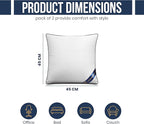 Utopia Bedding Throw Pillow Inserts, 18 x 18 Inches Decorative Indoor Pillows - Image 2