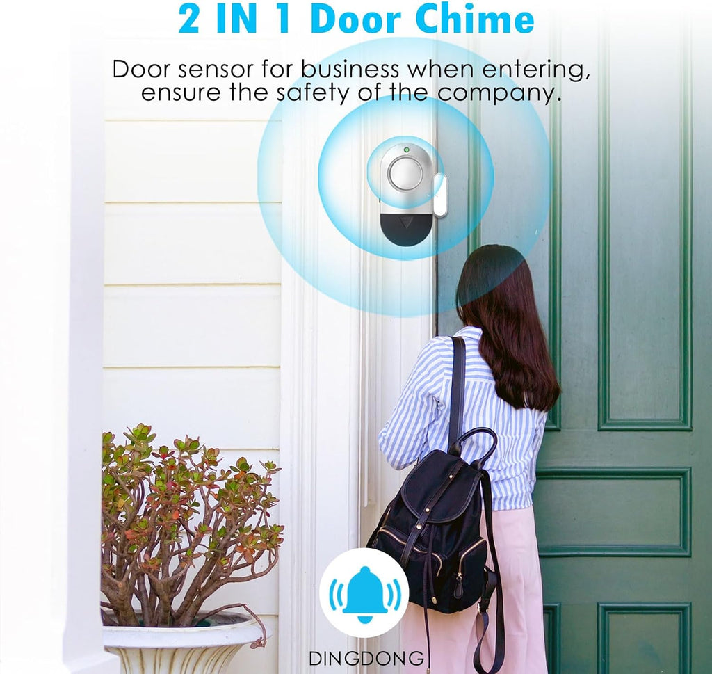 Door Window Alarm, 120DB Window Alarms for Home Security, Door Chime for Store Home