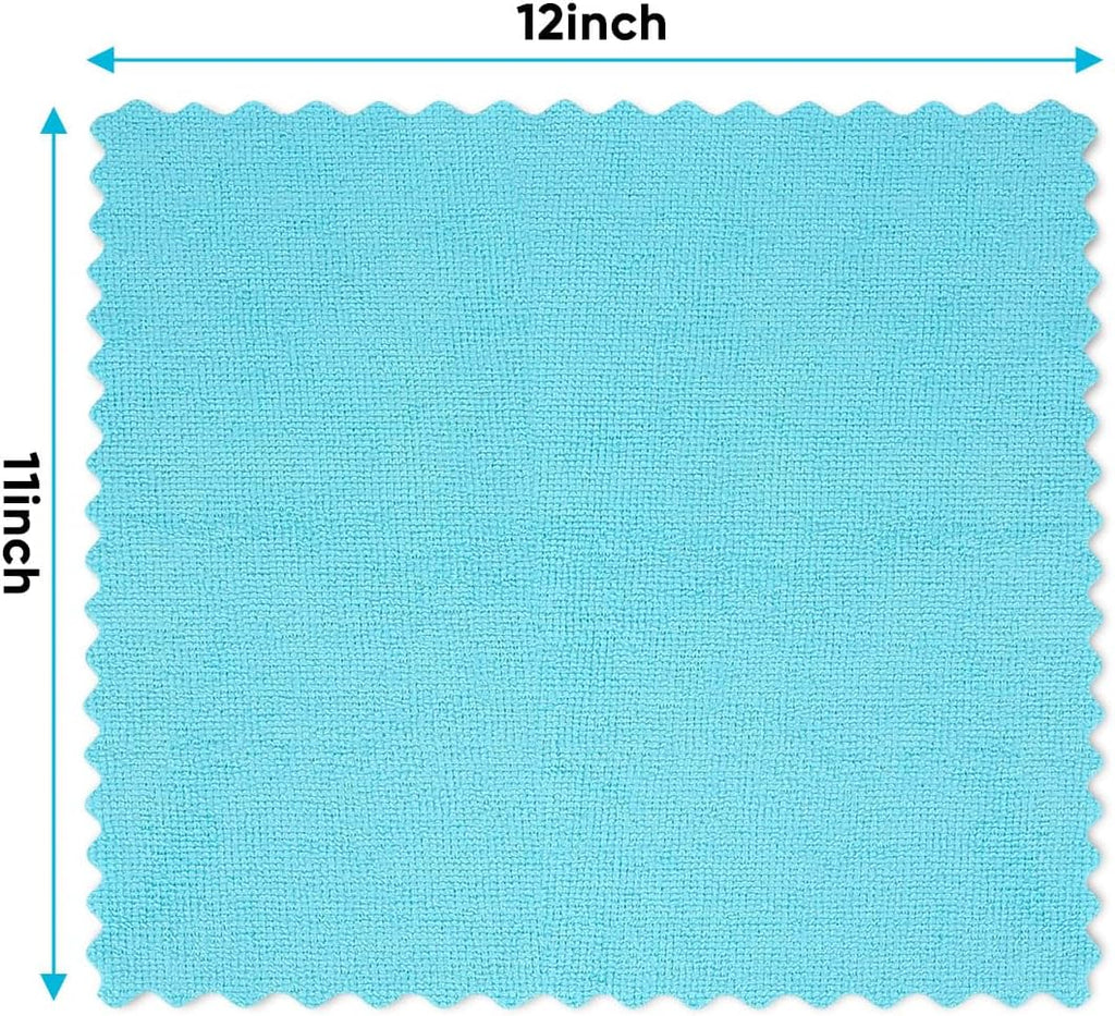 Orighty Microfiber Cleaning Cloth Bulk, 100 Pack Cleaning Rags, 12 x 11 in